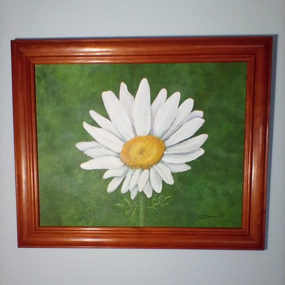 C D Gregory Art Daisy Mae Acrylic Painting Original Daisy Picture Poshmark